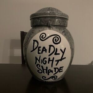 Nightmare before Christmas deadly nightshade cookie jar decoration